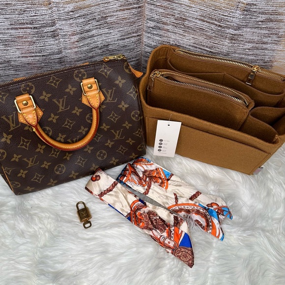 🔥FLASH SALE🔐 LV Speedy 25 in Monogram Print with 🔐, Twillies, & Bag Organizer - Picture 2 of 16